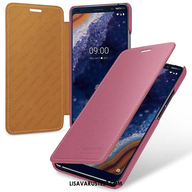 Nokia 9 Pureview Kuoret Tuuli Pu Murtumaton Punainen Aito Nahka Osta