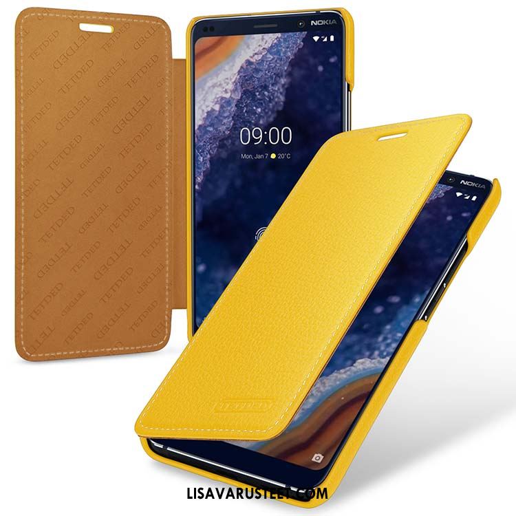 Nokia 9 Pureview Kuoret Tuuli Pu Murtumaton Punainen Aito Nahka Osta