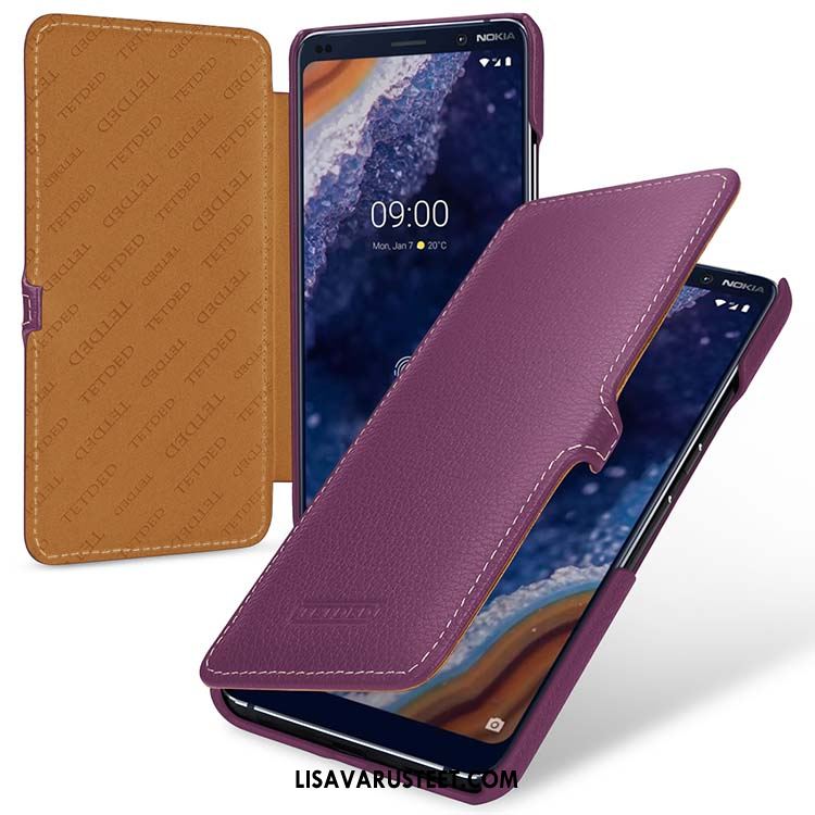 Nokia 9 Pureview Kuoret Tuuli Pu Murtumaton Punainen Aito Nahka Osta