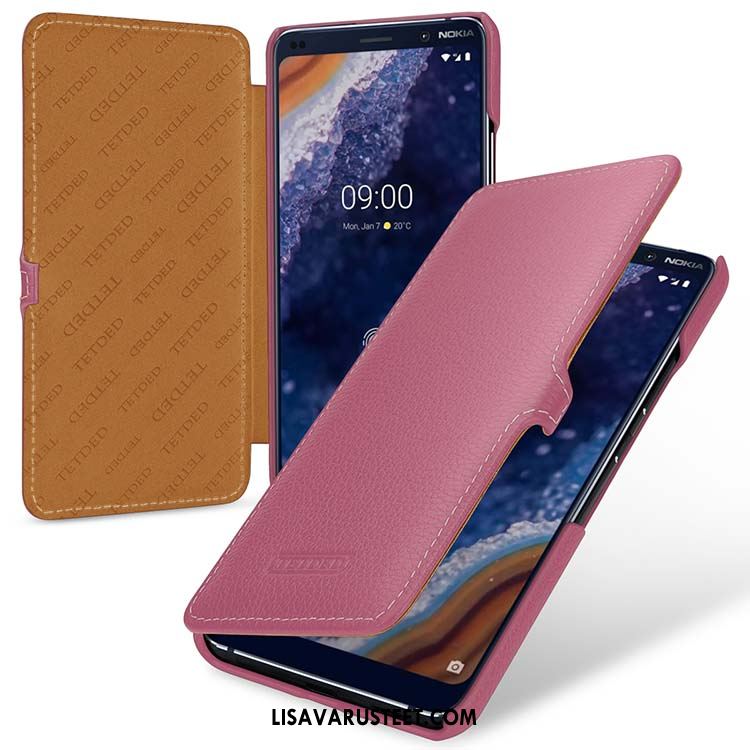 Nokia 9 Pureview Kuoret Tuuli Pu Murtumaton Punainen Aito Nahka Osta