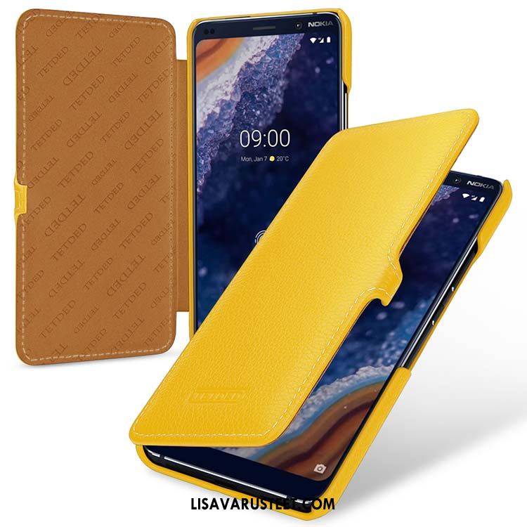 Nokia 9 Pureview Kuoret Tuuli Pu Murtumaton Punainen Aito Nahka Osta