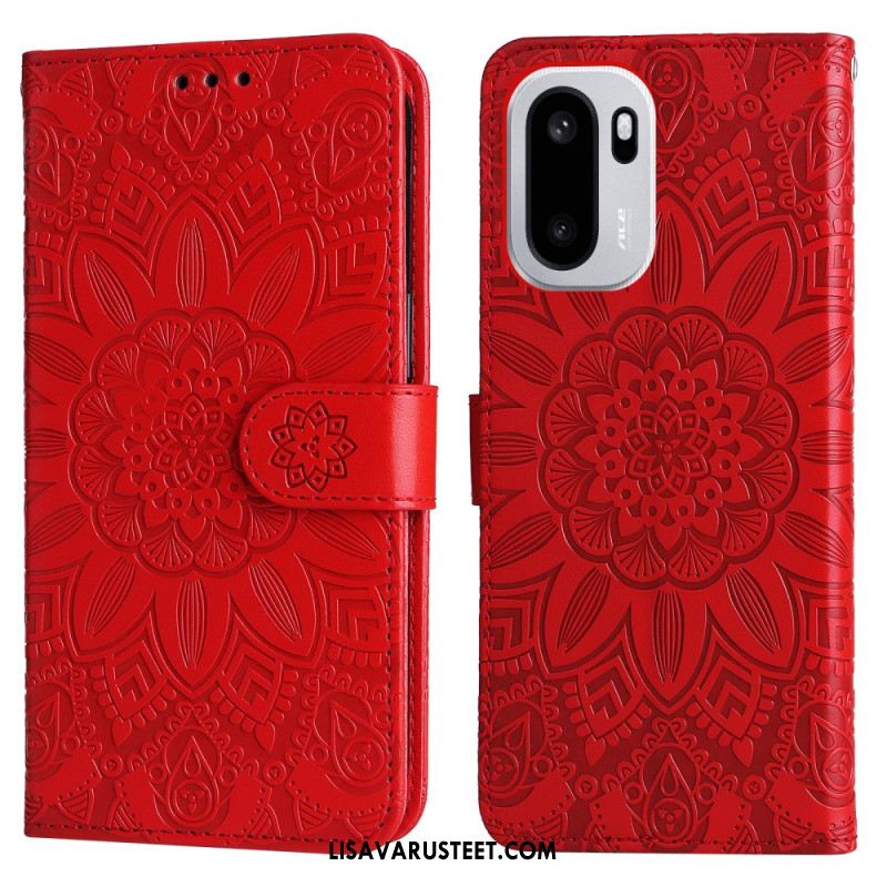 Oneplus 15r Auringonkukkakuvio