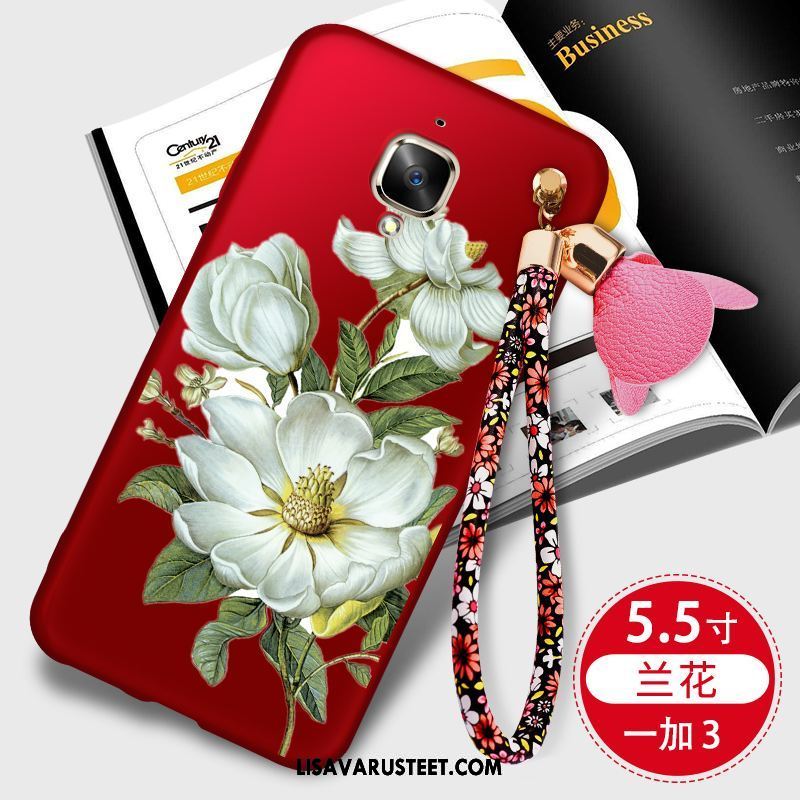 Oneplus 3 Kuoret Murtumaton Pehmeä Neste Trendi Pesty Suede Silikoni Kuori Halvat