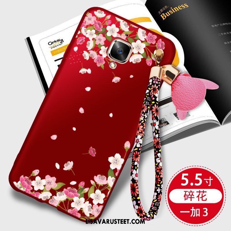Oneplus 3 Kuoret Murtumaton Pehmeä Neste Trendi Pesty Suede Silikoni Kuori Halvat