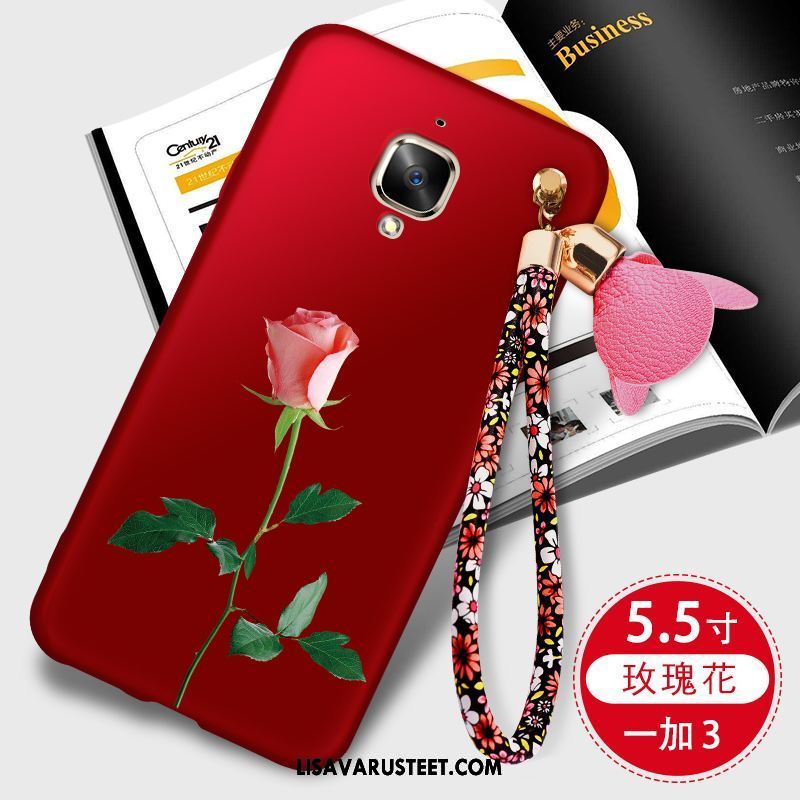 Oneplus 3 Kuoret Murtumaton Pehmeä Neste Trendi Pesty Suede Silikoni Kuori Halvat