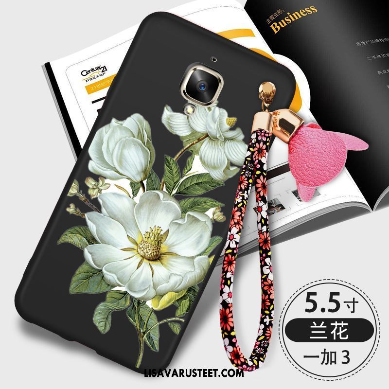 Oneplus 3 Kuoret Murtumaton Pehmeä Neste Trendi Pesty Suede Silikoni Kuori Halvat