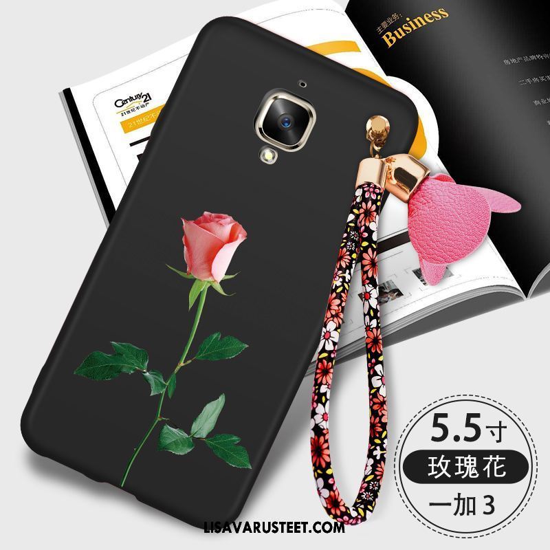 Oneplus 3 Kuoret Murtumaton Pehmeä Neste Trendi Pesty Suede Silikoni Kuori Halvat