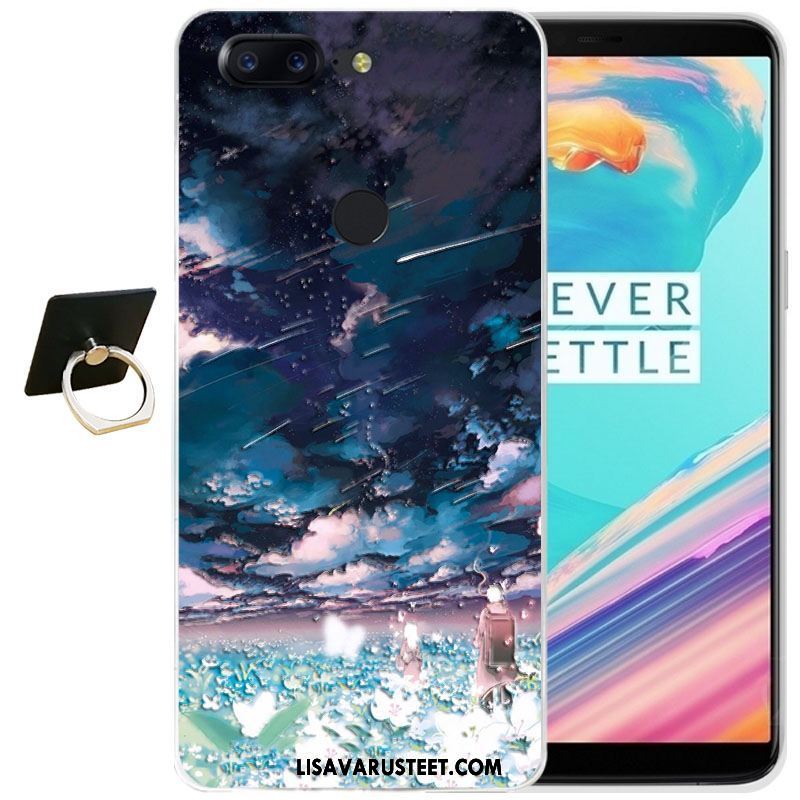 Oneplus 5t Kuoret Keltainen Sarjakuva All Inclusive Suojaus Pehmeä Neste Verkossa