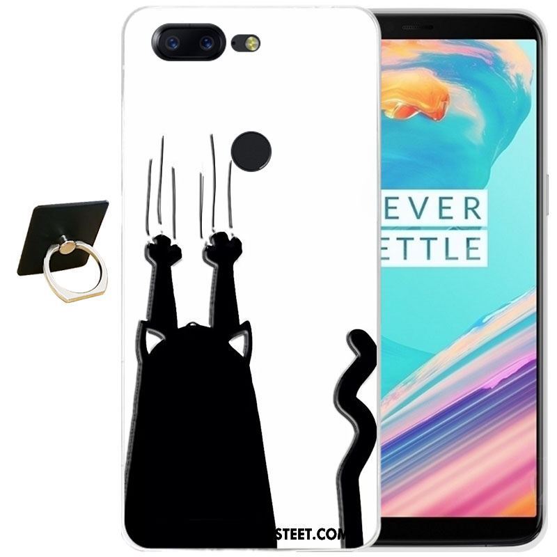 Oneplus 5t Kuoret Keltainen Sarjakuva All Inclusive Suojaus Pehmeä Neste Verkossa