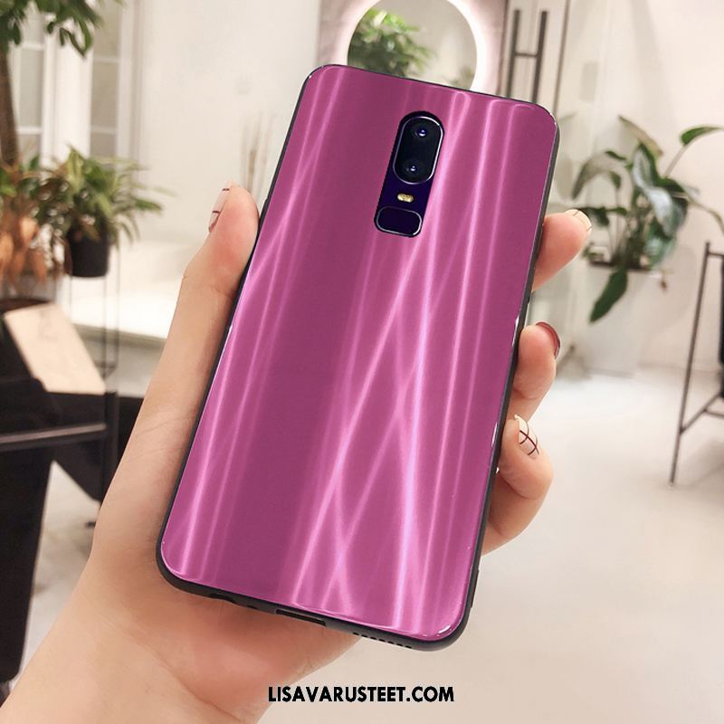 Oneplus 6 Kuoret Kotelo Murtumaton Tide-brändi Luova Lasi Halvat