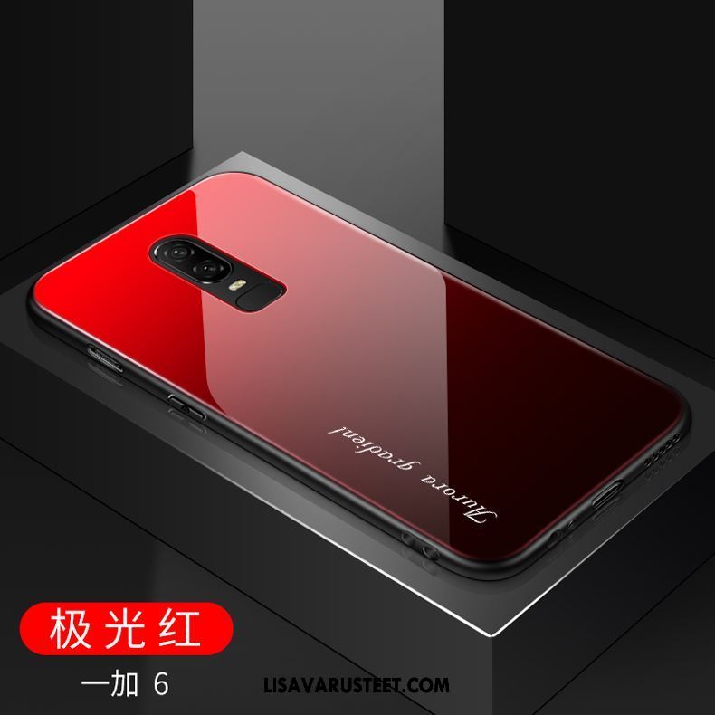 Oneplus 6 Kuoret Ultra Kaltevuus Luova Net Red Murtumaton Alennus