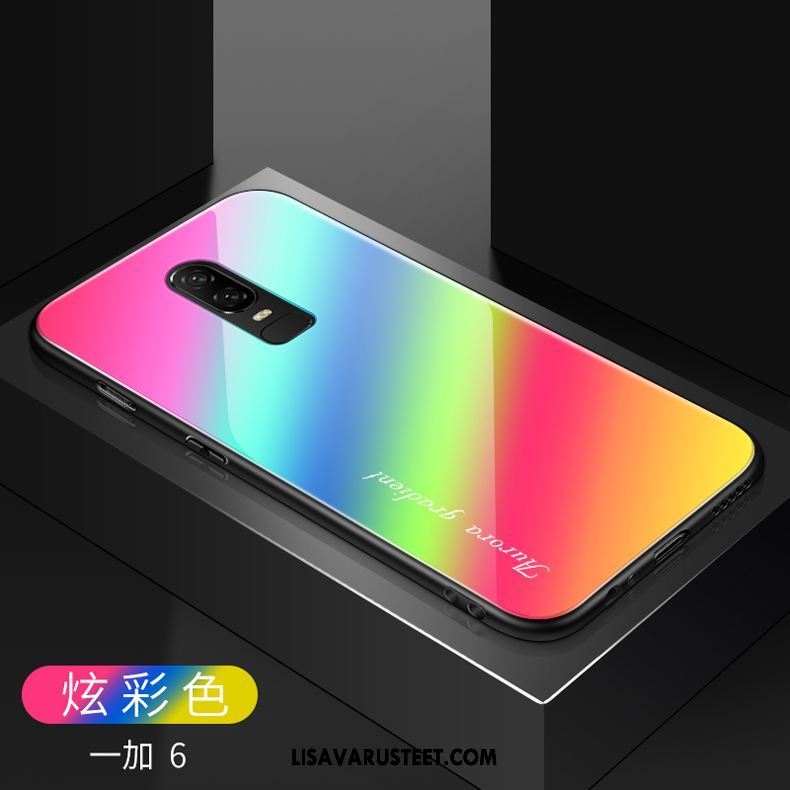 Oneplus 6 Kuoret Ultra Kaltevuus Luova Net Red Murtumaton Alennus