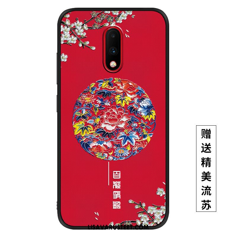 Oneplus 7 Kuoret All Inclusive Tuuli Murtumaton Silikoni Net Red Kuori Verkossa