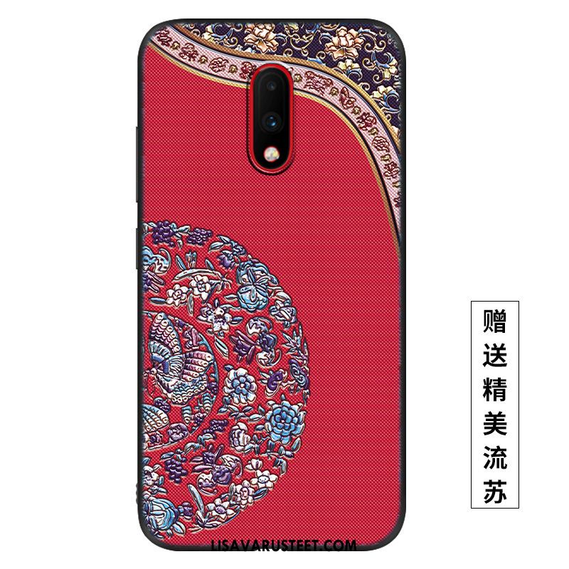 Oneplus 7 Kuoret All Inclusive Tuuli Murtumaton Silikoni Net Red Kuori Verkossa