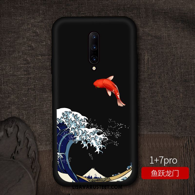 Oneplus 7 Pro Kuoret Silikoni Kiinalainen Tyyli Persoonallisuus Pehmeä Neste Suojaus Myynti