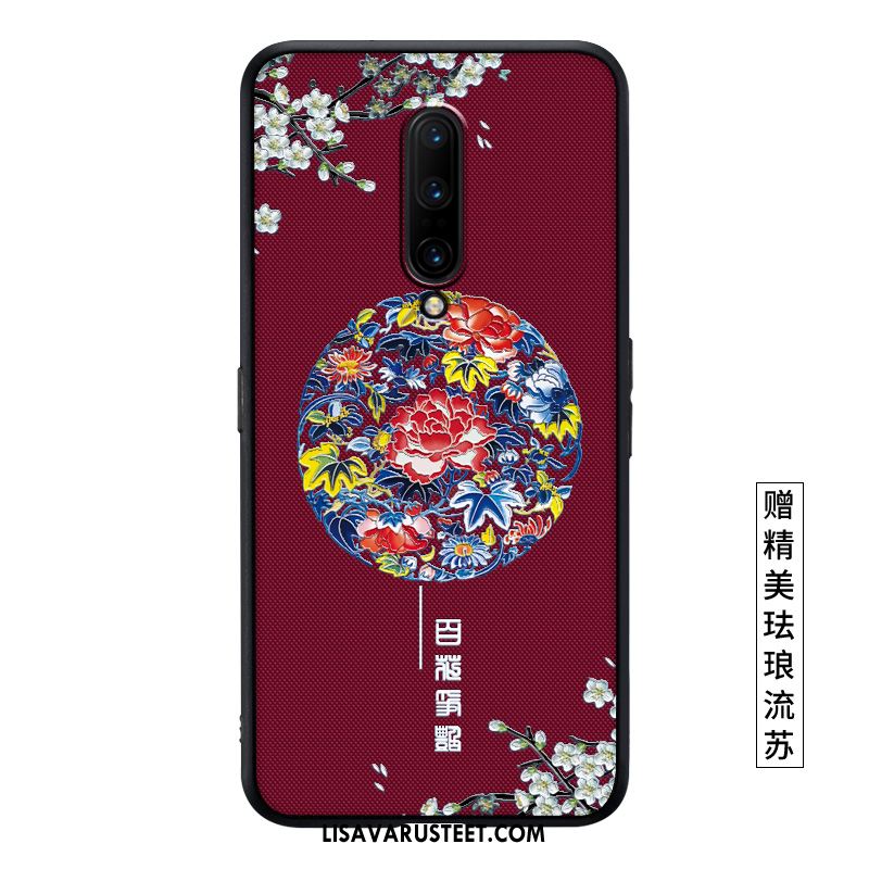 Oneplus 7 Pro Kuoret Ultra Pesty Suede All Inclusive Palatsi Net Red Tarjous