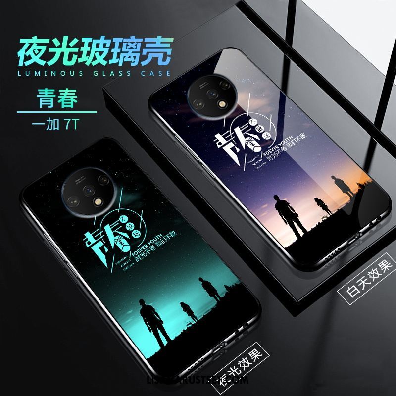 Oneplus 7t Kuoret Kotelo Vihreä Yksinkertainen Lisävarusteet Persoonallisuus Myynti