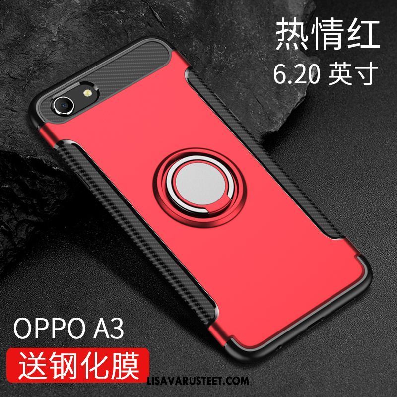 Oppo A3 Kuoret Auto Kuori Silikoni Rengas Luova Halpa