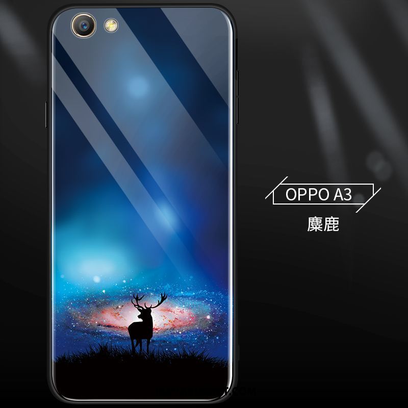 Oppo A3 Kuoret Luova Silikoni Trendi Persoonallisuus Lasi Kuori Myynti