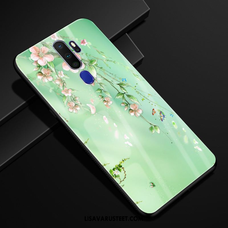 Oppo A5 2020 Kuoret Muokata Lasi Tuuli Suojaus Kotelo Halvat