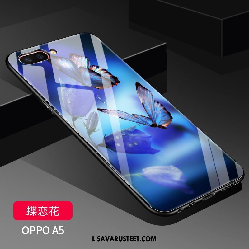 Oppo A5 Kuoret Läpinäkyvä Ihana Uusi Sininen Tila Kuori Myynti