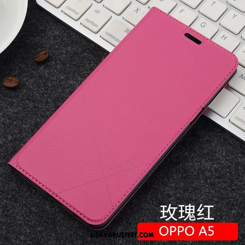 Oppo A5 Kuoret Nahkakotelo Persoonallisuus All Inclusive Kuori Murtumaton Myynti