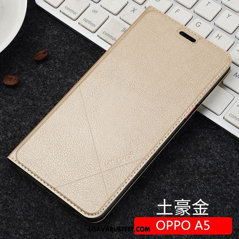 Oppo A5 Kuoret Nahkakotelo Persoonallisuus All Inclusive Kuori Murtumaton Myynti