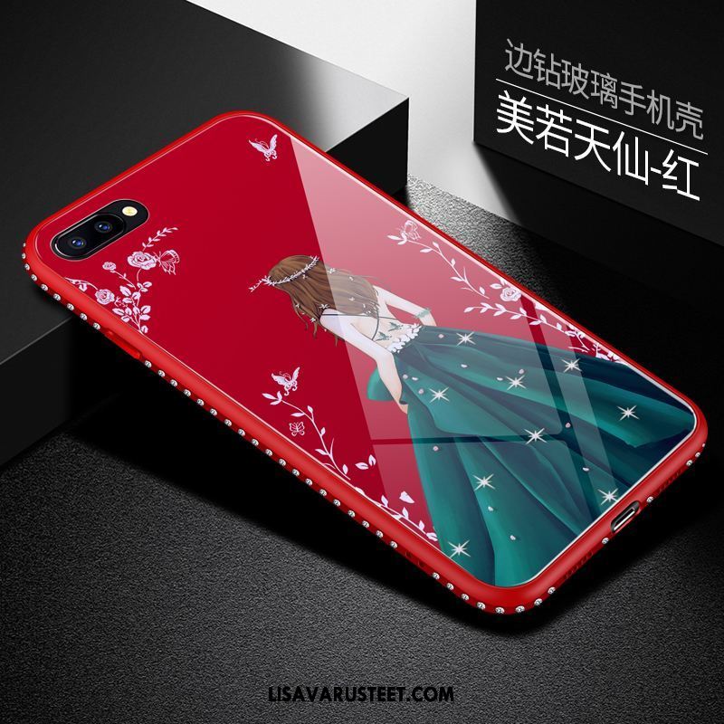 Oppo A5 Kuoret Silikoni Net Red Sininen Luova Kuori Halpa