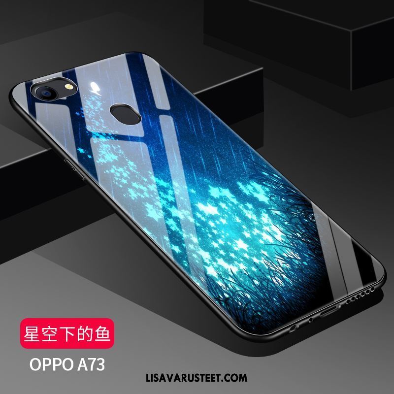 Oppo A73 Kuoret Kova Persoonallisuus Kotelo Sininen Luova Kuori Osta