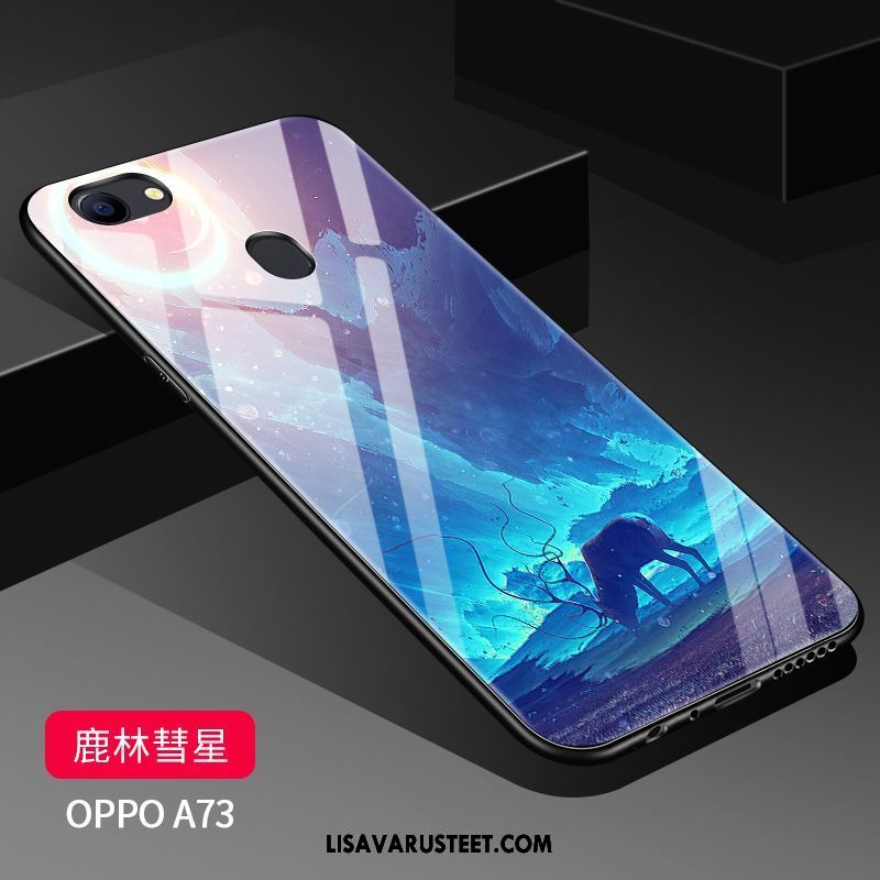 Oppo A73 Kuoret Kova Persoonallisuus Kotelo Sininen Luova Kuori Osta