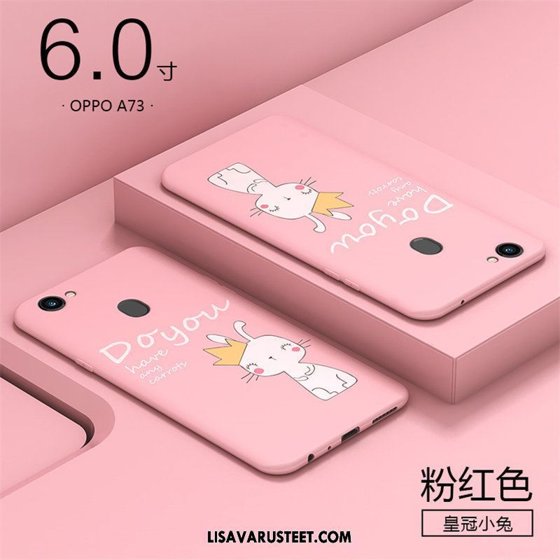 Oppo A73 Kuoret Murtumaton Kuori All Inclusive Luova Punainen Myynti