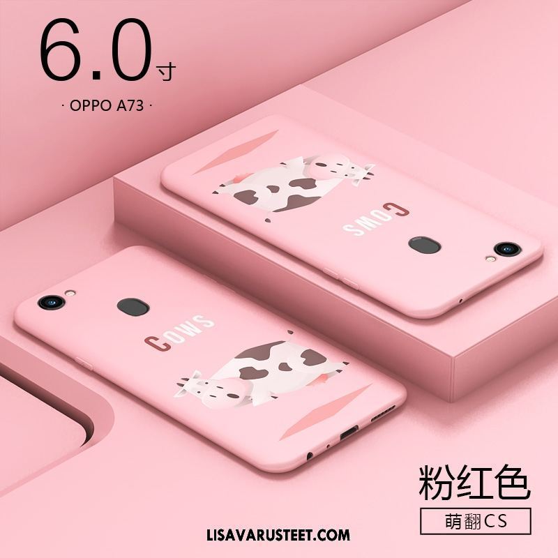 Oppo A73 Kuoret Murtumaton Kuori All Inclusive Luova Punainen Myynti