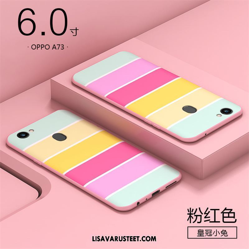 Oppo A73 Kuoret Murtumaton Kuori All Inclusive Luova Punainen Myynti