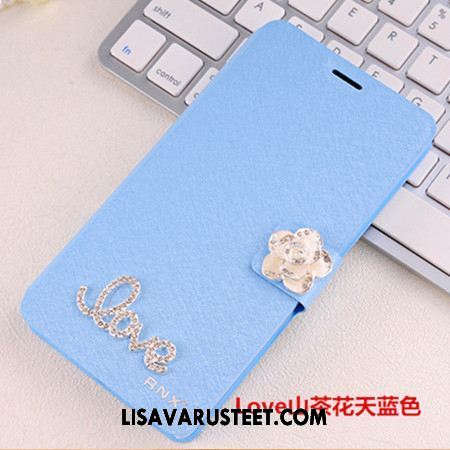 Oppo A73 Kuoret Nahkakotelo Kuori Strassi Suojaus Murtumaton Verkossa