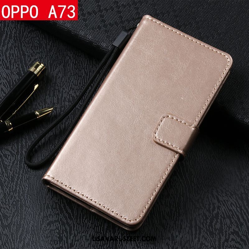 Oppo A73 Kuoret Nahkakotelo Suojaus Murtumaton Puhelimen Kuori Myynti