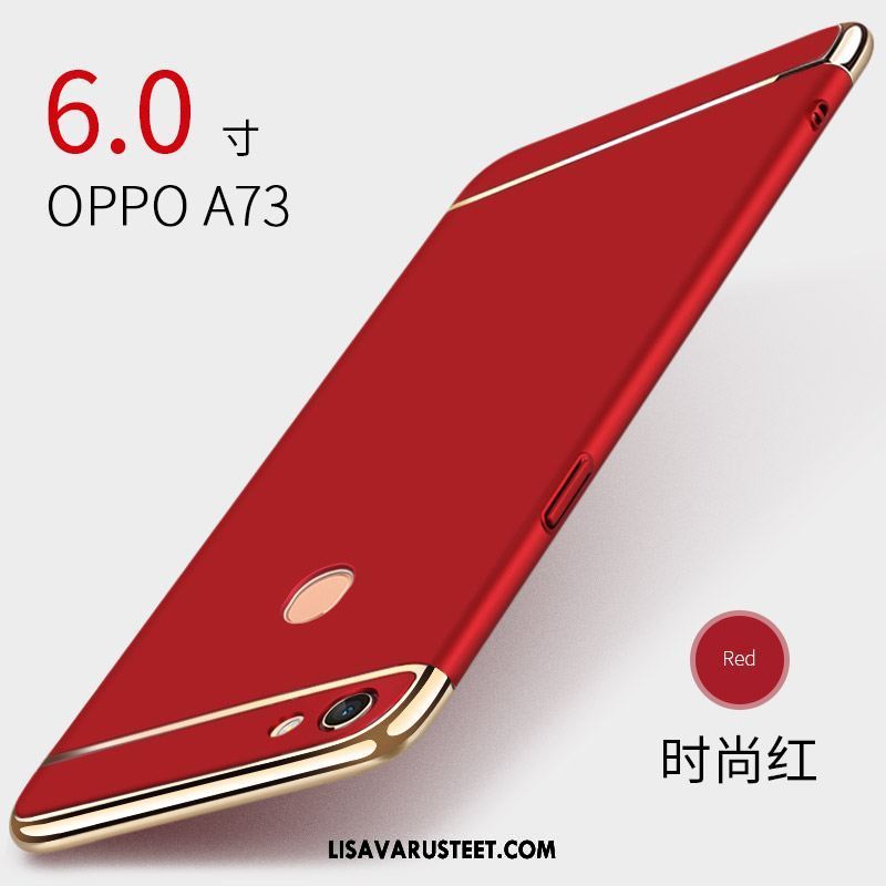 Oppo A73 Kuoret Pesty Suede Persoonallisuus Tuki Suojaus Rengas Verkossa