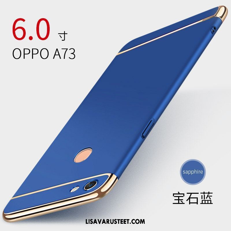 Oppo A73 Kuoret Pesty Suede Persoonallisuus Tuki Suojaus Rengas Verkossa