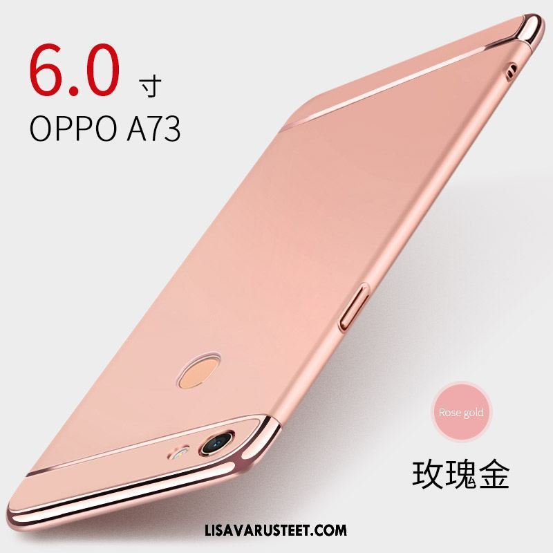 Oppo A73 Kuoret Pesty Suede Persoonallisuus Tuki Suojaus Rengas Verkossa