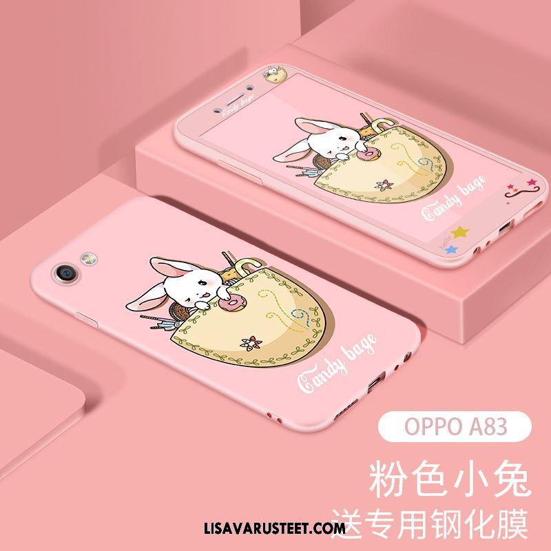 Oppo A83 Kuoret Kohokuviointi Karkaisu Puhelimen Vihreä Trendi Kuori Halpa