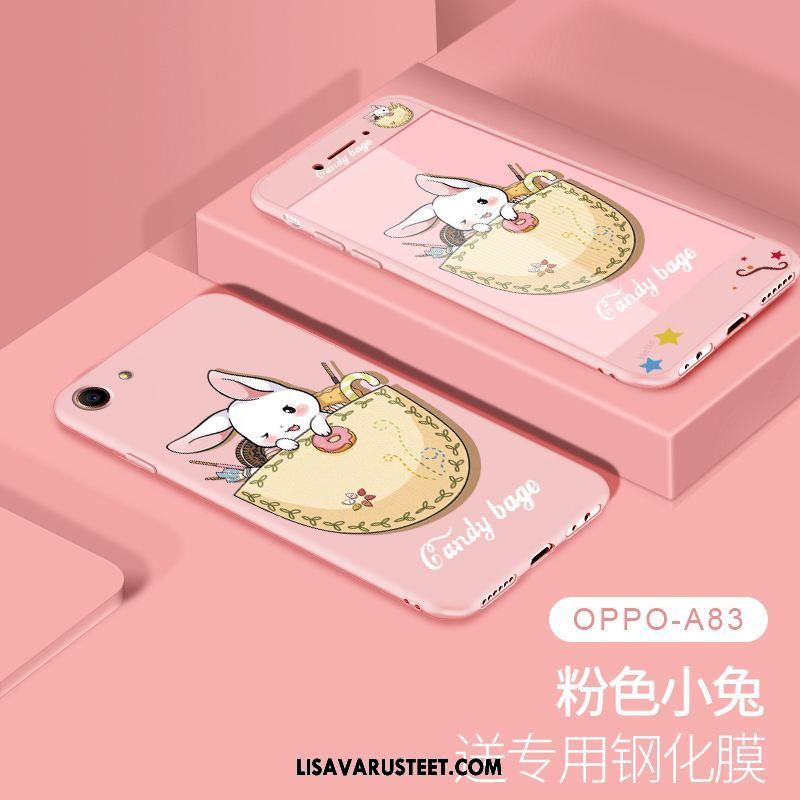 Oppo A83 Kuoret Kotelo Silikoni Karkaisu Lasi Murtumaton Osta