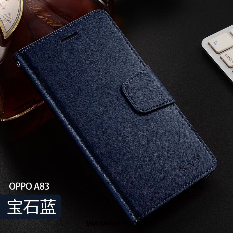 Oppo A83 Kuoret Kuori Suojaus Puhelimen Nahkakotelo Punainen Kauppa