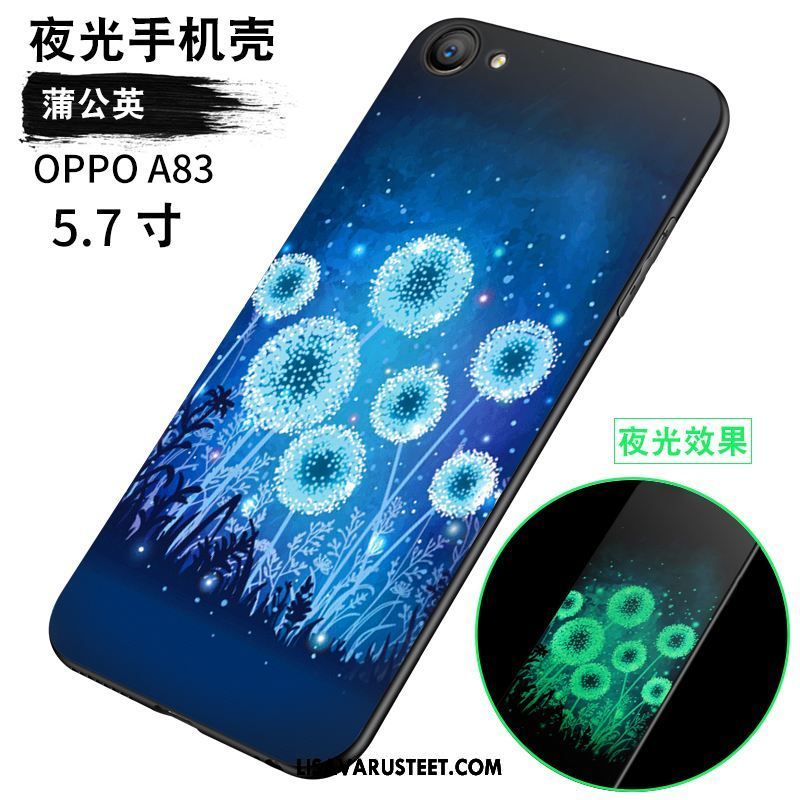 Oppo A83 Kuoret Persoonallisuus Kuori Musta Murtumaton Pehmeä Neste Verkossa