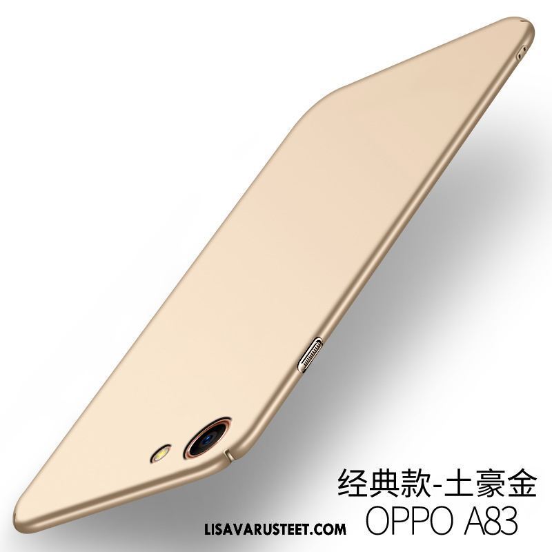 Oppo A83 Kuoret Silikoni Suojaus Musta Murtumaton Puhelimen Myynti