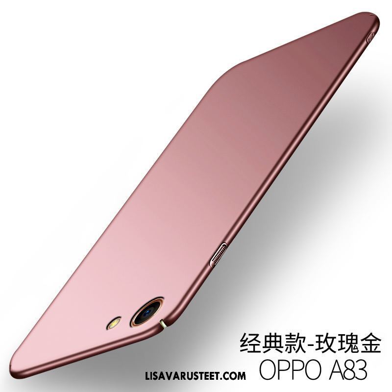 Oppo A83 Kuoret Silikoni Suojaus Musta Murtumaton Puhelimen Myynti