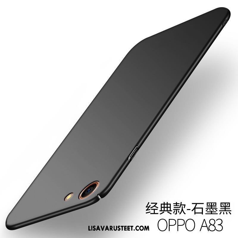 Oppo A83 Kuoret Silikoni Suojaus Musta Murtumaton Puhelimen Myynti