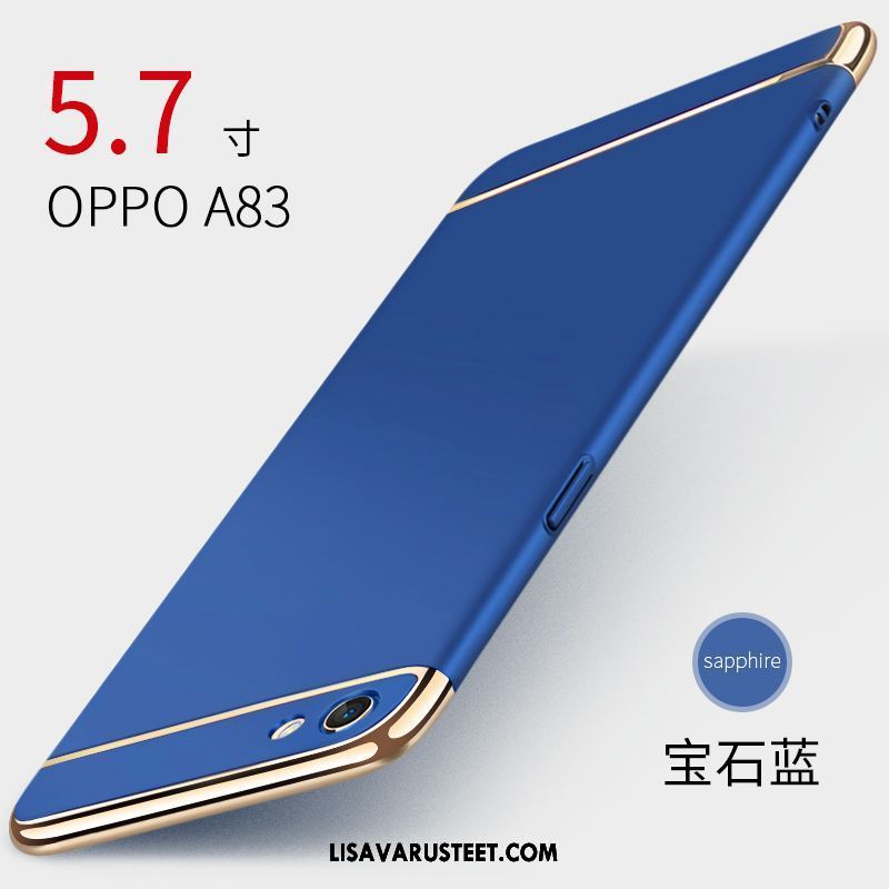 Oppo A83 Kuoret Sininen Kuori Kotelo Karkaisu Trendi Halvat