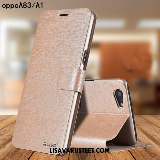 Oppo A83 Kuoret Suojaus Pesty Suede Kova Simpukka Murtumaton Kuori Verkossa