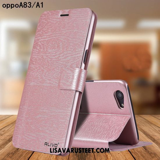 Oppo A83 Kuoret Suojaus Pesty Suede Kova Simpukka Murtumaton Kuori Verkossa