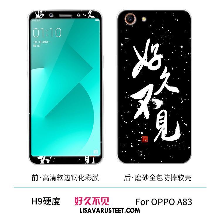 Oppo A83 Kuoret Valkoinen Pehmeä Neste Silikoni Kuori Puhelimen Tarjous