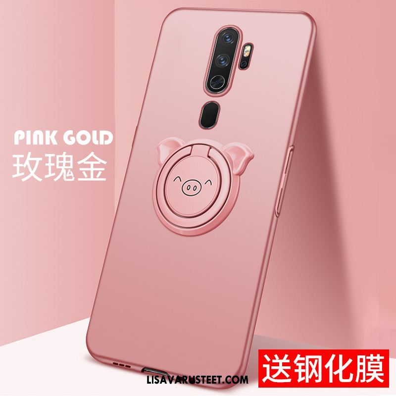 Oppo A9 2020 Kuoret Kulta Magneettinen Pinkki Kotelo Kuori Verkossa